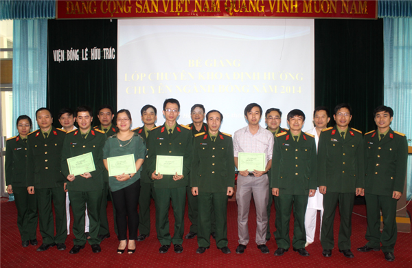 Bế giảng lớp chuyên khoa định hướng chuyên ngành Bỏng năm 2014